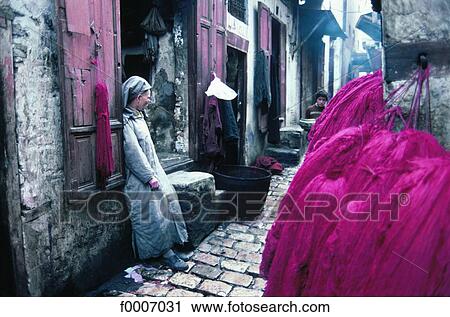 Stock Image - Morocco, Fes, Medina. Fotosearch