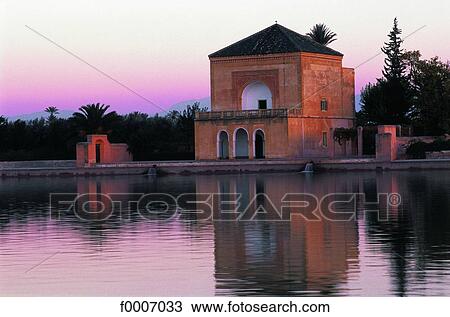 Morocco, Marrakech, the Menara View Large Photo Image Stock Image - Morocco, Marrakech, the Menara. Fotosearch