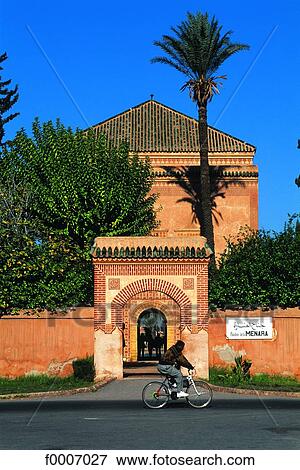 Stock Photo - Morocco, Marrakech, the Menara. Fotosearch