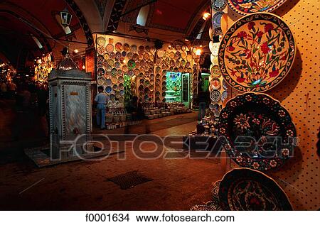 Picture - Turkey, Istanbul, market. Fotosearch