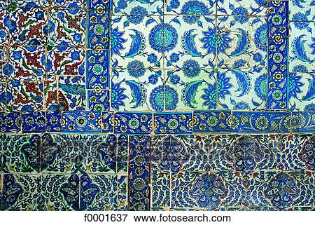 Turkey, Istanbul, the Blue Mosque, ceramic details View Large Photo Image Stock Photo - Turkey, Istanbul, the Blue Mosque, ceramic details. Fotosearch