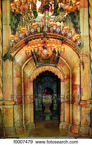 Jerusalem, Holy Sepulchre, tomb of Jesus View Large Photo Image Stock Photo - Jerusalem, Holy Sepulchre, tomb of Jesus. Fotosearch