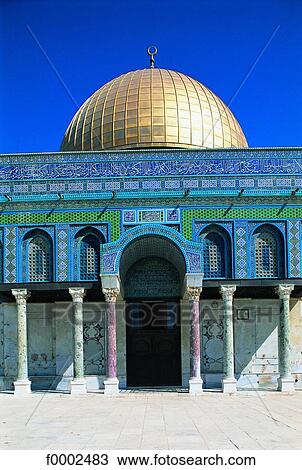 Stock Image - Jerusalem, Mosque and Dome of Omar. Fotosearch