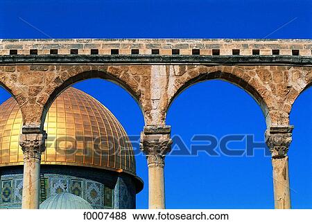 Jerusalem, Omar dome View Large Photo Image Stock Photo - Jerusalem, Omar dome. Fotosearch