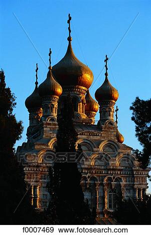Stock Photo - Jerusalem, Russian church. Fotosearch