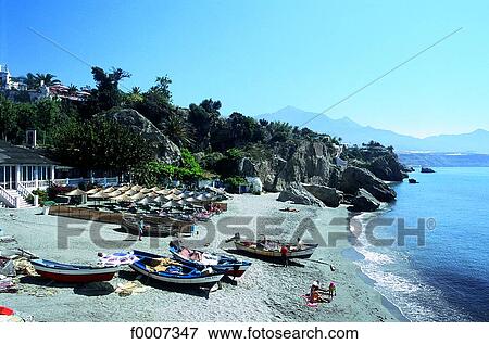 Stock Photo - Spain, Andalusia, Nerja. Fotosearch