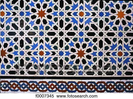 Spain, Andalusia, Seville, azulejos of the Alcazar View Large Photo Image Stock Photography - Spain, Andalusia, Seville, azulejos of the Alcazar. Fotosearch