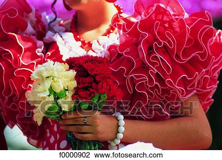 Stock Image - Spain, Andalusia, Seville, feria. Fotosearch