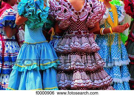 Spain, Andalusia, Seville, feria View Large Photo Image Stock Photograph - Spain, Andalusia, Seville, feria. Fotosearch