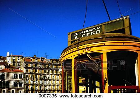 Portugal, Lisbon, Alfama neighborhood, tramway View Large Photo Image Stock Photography - Portugal, Lisbon, Alfama neighborhood, tramway. Fotosearch