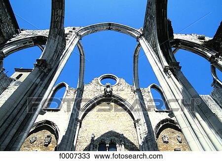 Portugal, Lisbon, Church ruin in the Bairro Alto neighborhood View Large Photo Image Stock Image - Portugal, Lisbon, Church ruin in the Bairro Alto neighborhood. Fotosearch