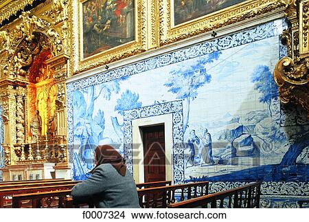 Portugal, Lisbon, Interior of Madre de Deus church View Large Photo Image Picture - Portugal, Lisbon, Interior of Madre de Deus church. Fotosearch