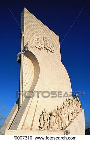 Portugal, Lisbon, Monument to the Discoverers View Large Photo Image Stock Image - Portugal, Lisbon, Monument to the Discoverers. Fotosearch