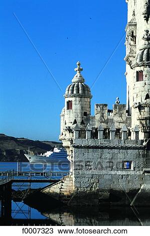 Portugal, Lisbon, The Belem Tower and the Tagus View Large Photo Image Stock Image - Portugal, Lisbon, The Belem Tower and the Tagus. Fotosearch