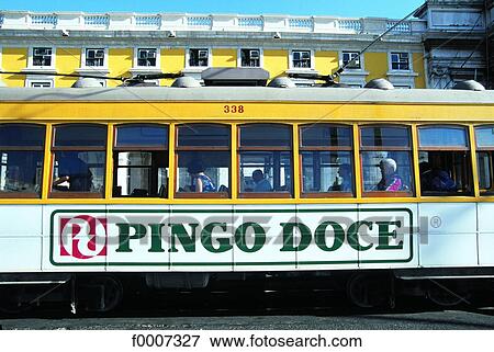 Stock Photo - Portugal, Lisbon, Tramway. Fotosearch