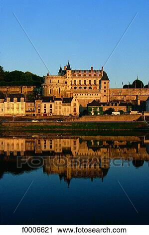 France, Loire valley, Amboise castle and the Loire River View Large Photo Image Stock Image - France, Loire valley, Amboise castle and the Loire River . Fotosearch