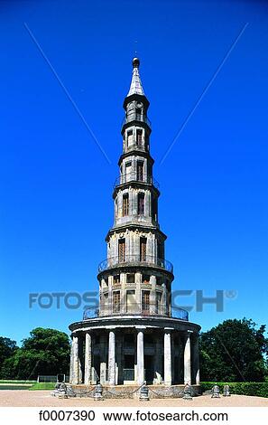 France, Loire valley, Chanteloup pagoda View Large Photo Image Stock Image - France, Loire valley, Chanteloup pagoda. Fotosearch