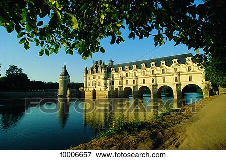 France, Loire valley, Chenonceau castle View Large Photo Image Stock Photo - France, Loire valley, Chenonceau castle. Fotosearch