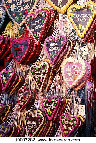 Germany, Munich, Oktoberfest: gingerbread sale View Large Photo Image Stock Image - Germany, Munich, Oktoberfest: gingerbread sale. Fotosearch