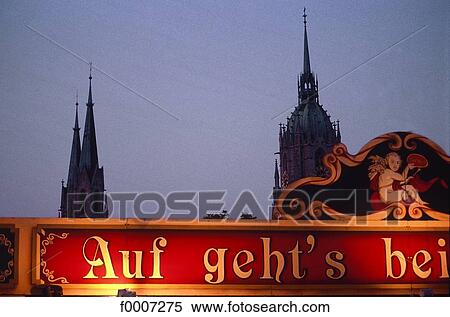 Germany, Munich, Oktoberfest, merry-go-round signs View Large Photo Image Stock Photography - Germany, Munich, Oktoberfest, merry-go-round signs. Fotosearch