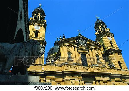 Germany, Munich, Theatinerkirche View Large Photo Image Stock Image - Germany, Munich, Theatinerkirche. Fotosearch
