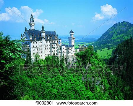 Germany, Neuschwanstein Castle View Large Photo Image Stock Image - Germany, Neuschwanstein Castle. Fotosearch