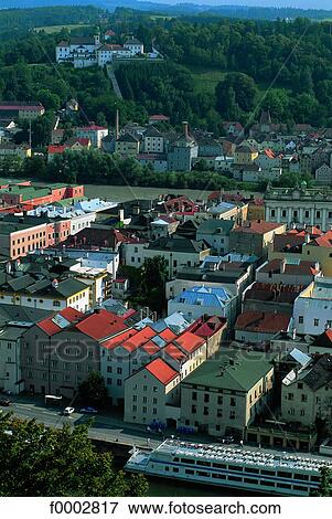 Germany, Passau, view of the town View Large Photo Image Stock Photo - Germany, Passau, view of the town. Fotosearch