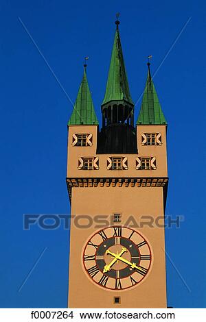 Germany, Straubing, Karmelitenkirche and Stadtturm View Large Photo Image Picture - Germany, Straubing, Karmelitenkirche and Stadtturm. Fotosearch