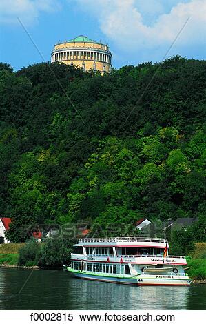 Stock Photography - Germany, The Danube River at Kelheim. Fotosearch