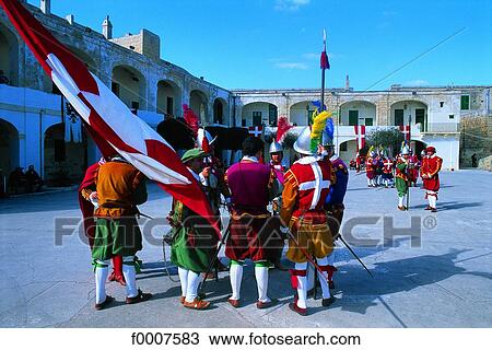 Malta, La Valette, Fort St Elmo, historical reconstitution View Large Photo Image Stock Image - Malta, La Valette, Fort St Elmo, historical reconstitution. Fotosearch