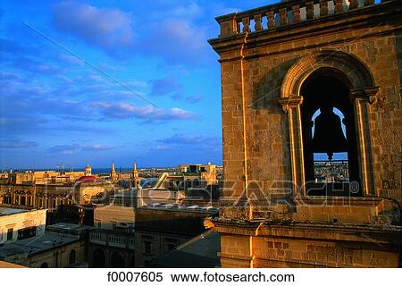 Malta, La Valette from the St John belfry View Large Photo Image Stock Photography - Malta, La Valette from the St John belfry. Fotosearch