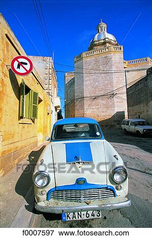 Malta, Mdina, old car View Large Photo Image Stock Photo - Malta, Mdina, old car. Fotosearch