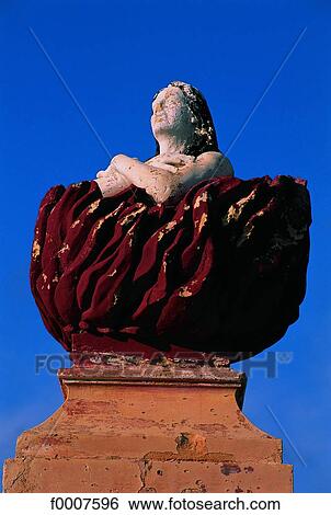 Stock Photograph - Malta, Statue showing hell. Fotosearch