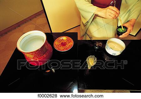 Stock Photo - Japan, Kyoto, tea ceremony. Fotosearch