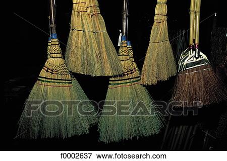 Japan, Traditional brooms View Large Photo Image Stock Photo - Japan, Traditional brooms. Fotosearch
