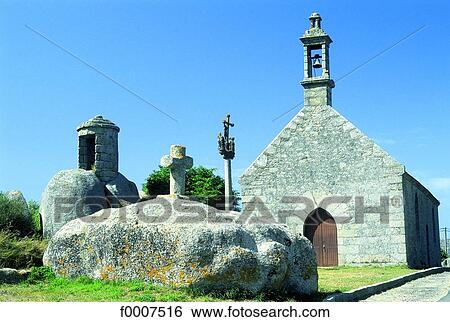 France, Brittany, Brignogan, St Pol chapel View Large Photo Image Stock Photograph - France, Brittany, Brignogan, St Pol chapel. Fotosearch