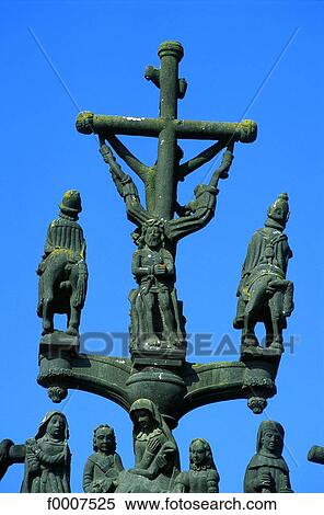 Stock Photography - France, Brittany, Detail of the St Thegonnec martyrdom. Fotosearch