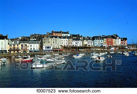 France, Brittany, Douarnenez harbour View Large Photo Image Stock Image - France, Brittany, Douarnenez harbour. Fotosearch