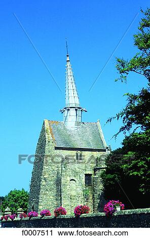 France, Brittany, Plougrescant, St Gonery chapel View Large Photo Image Stock Image - France, Brittany, Plougrescant, St Gonery chapel. Fotosearch