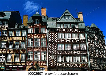 France, Brittany, Rennes, Champ-Jacquet square View Large Photo Image Stock Photo - France, Brittany, Rennes, Champ-Jacquet square. Fotosearch