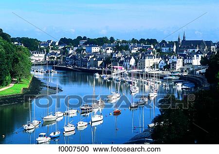 France, Brittany, St Goustan harbour View Large Photo Image Stock Image - France, Brittany, St Goustan harbour. Fotosearch