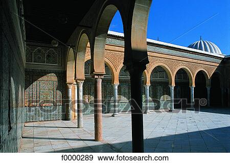 Tunisia, Kairouan, Barber mosque View Large Photo Image Stock Photo - Tunisia, Kairouan, Barber mosque. Fotosearch