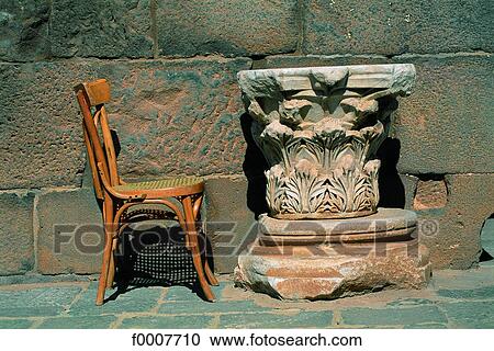 Syria, Bosra, big top and chair View Large Photo Image Stock Image - Syria, Bosra, big top and chair. Fotosearch