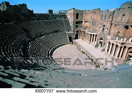 Syria, Bosra, Roman theater View Large Photo Image Stock Photo - Syria, Bosra, Roman theater. Fotosearch