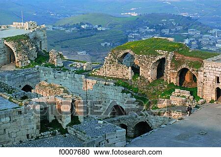 Syria, Krak of the Knights View Large Photo Image Stock Image - Syria, Krak of the Knights. Fotosearch