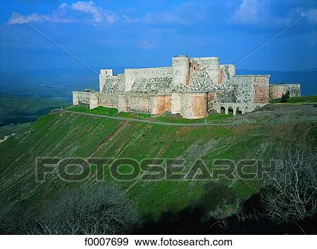 Syria, Krak of the knights View Large Photo Image Stock Photo - Syria, Krak of the knights. Fotosearch