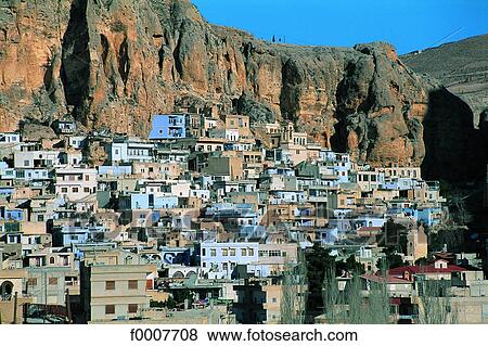 Stock Photo - Syria, Maaloula, Christian village. Fotosearch