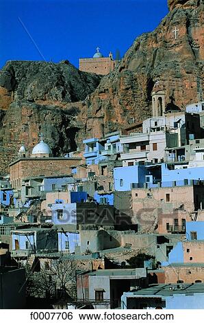 Syria, Maaloula, Christian village View Large Photo Image Stock Photograph - Syria, Maaloula, Christian village. Fotosearch