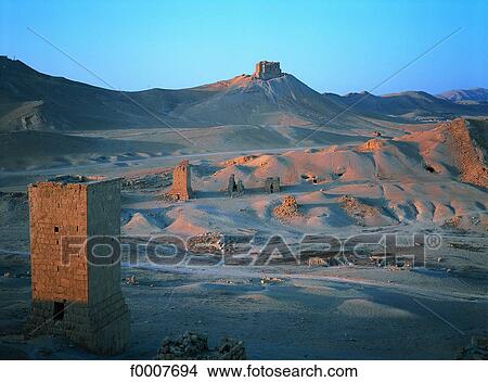 Picture - Syria, Palmyra, tombs of the Ancient City. Fotosearch