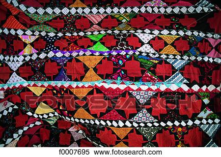 Stock Photography - Syria, Palmyra, traditional Bedouin patch work. Fotosearch